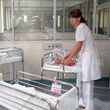 Отделение новорожденных (с палатой реанимации и интенсивной терапии для недоношенных детей)
